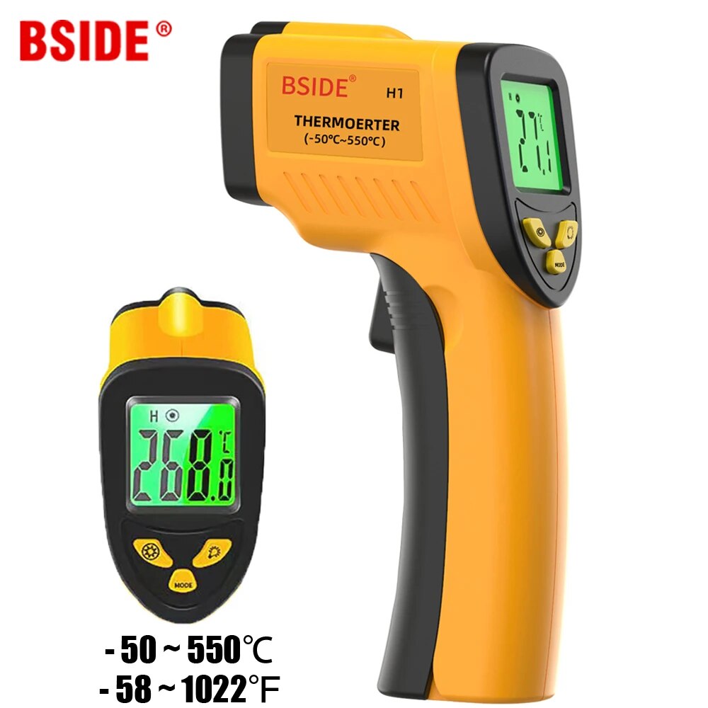 Industrial Laser Temperature - ميزان حرارة رقمي بالأشعة تحت الحمراء