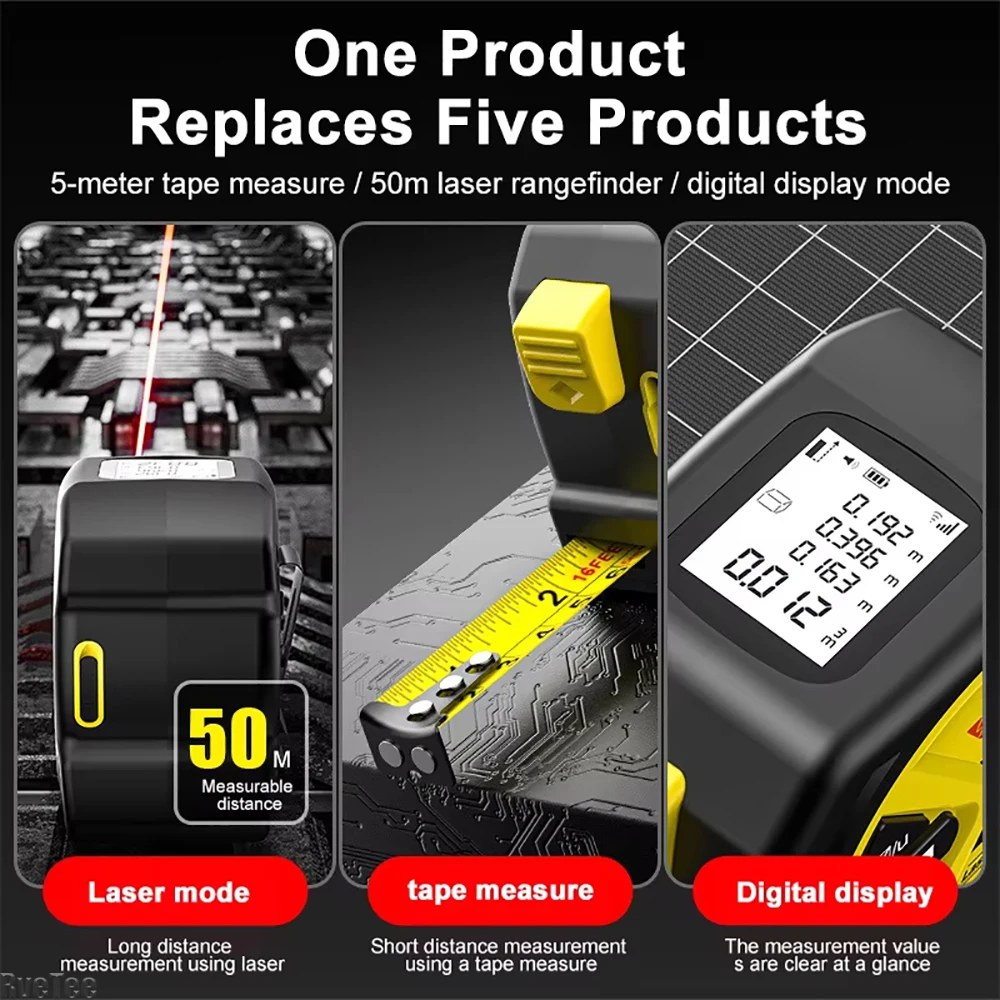 USB شحن الليزر 5 متر شريط القي - مراجعة Industrial Laser Distance Sensor وسعره
