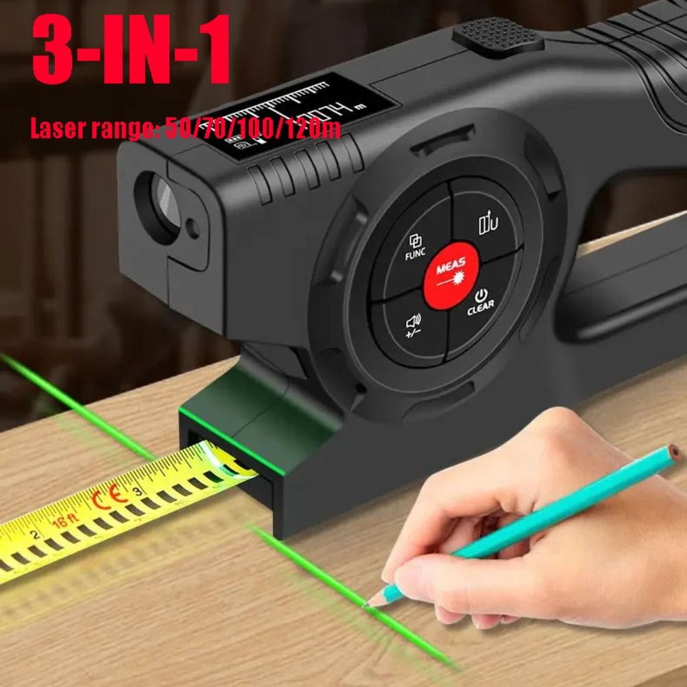 شريط قياس ليزري 3 في 1 قابل لل - مراجعة Industrial Laser Distance Sensor وسعره