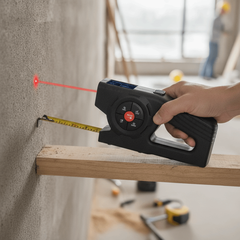 شريط قياس ليزري 3 في 1 قابل لل - مراجعة Industrial Laser Distance Sensor وسعره