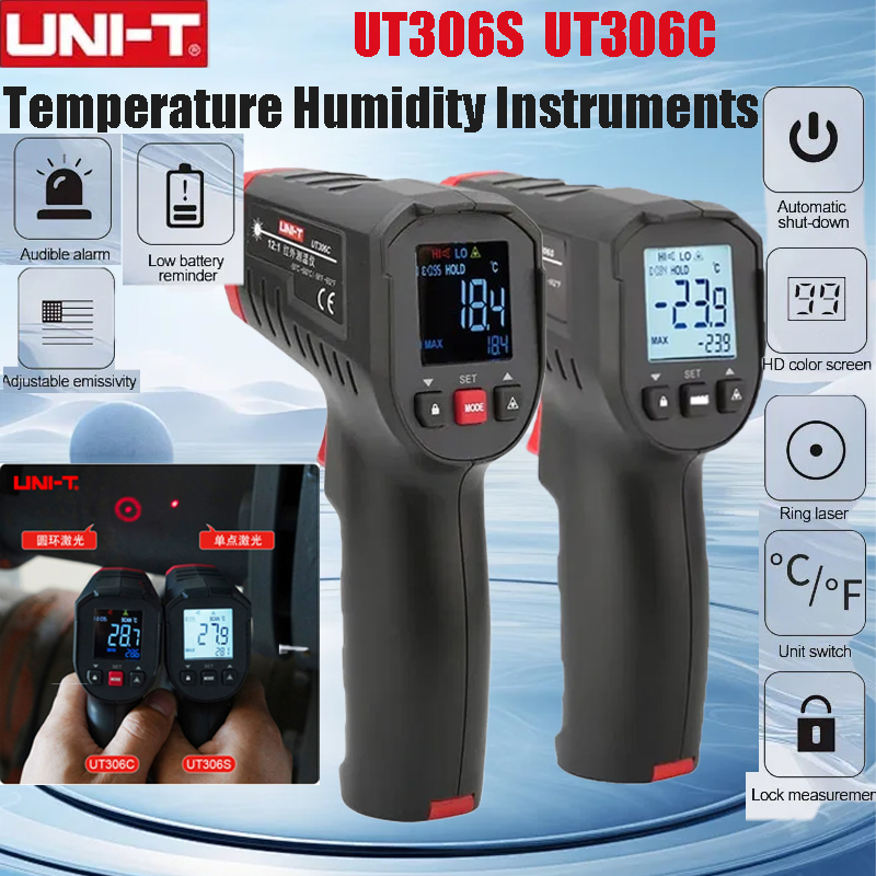 UNI-T UT306S UT306C ميزان الحر - مراجعة Industrial Laser Temperature وسعره