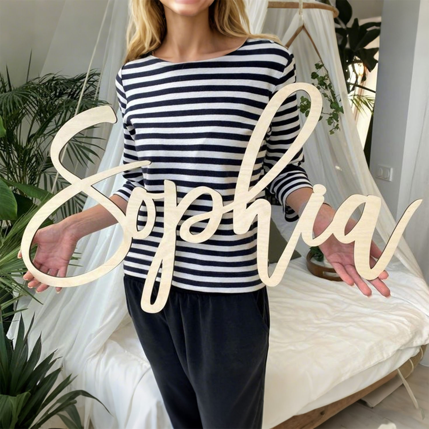 قطعة واحدة من لافتة اسم خشبية  - مراجعة Industrial Laser Marker وسعره