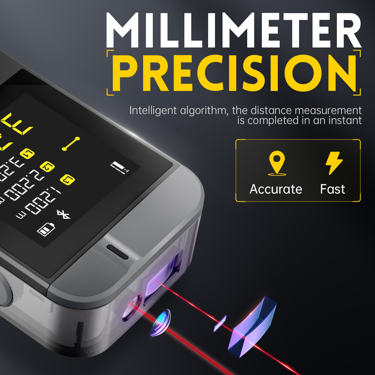 شريط ليزر رقمي FNIRSI IR40 قيا - مراجعة Industrial Laser Distance Sensor وسعره