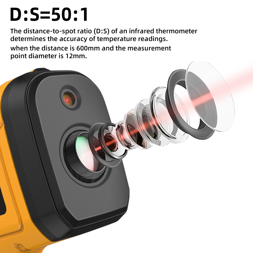 BSIDE-50 ~ 1400C ميزان الحرارة - مراجعة Industrial Laser Temperature وسعره