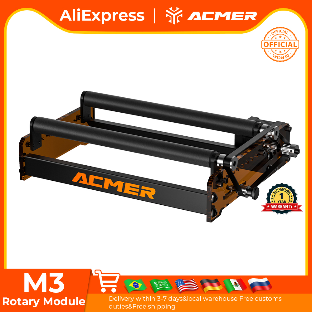 أسطوانة ليزر دوارة ACMER M3 36 - مراجعة Fiber Laser Cutting Machine وسعره