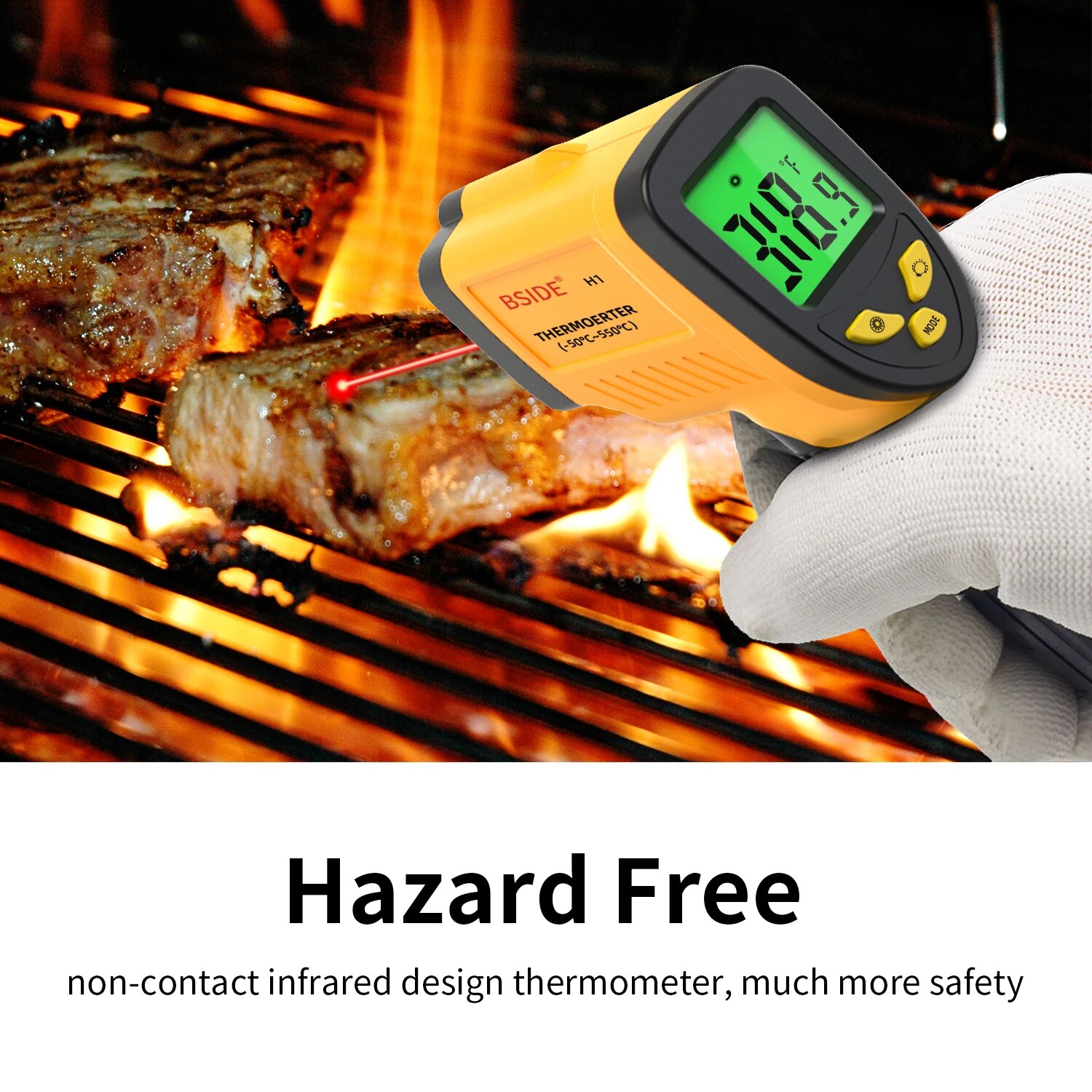 ميزان حرارة رقمي بالأشعة تحت ا - مراجعة Industrial Laser Temperature وسعره