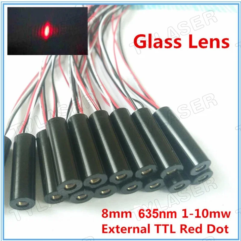 وحدة ليزر خارجية TTL 8 مم 635  - مراجعة Industrial Grade Laser Pointer وسعره
