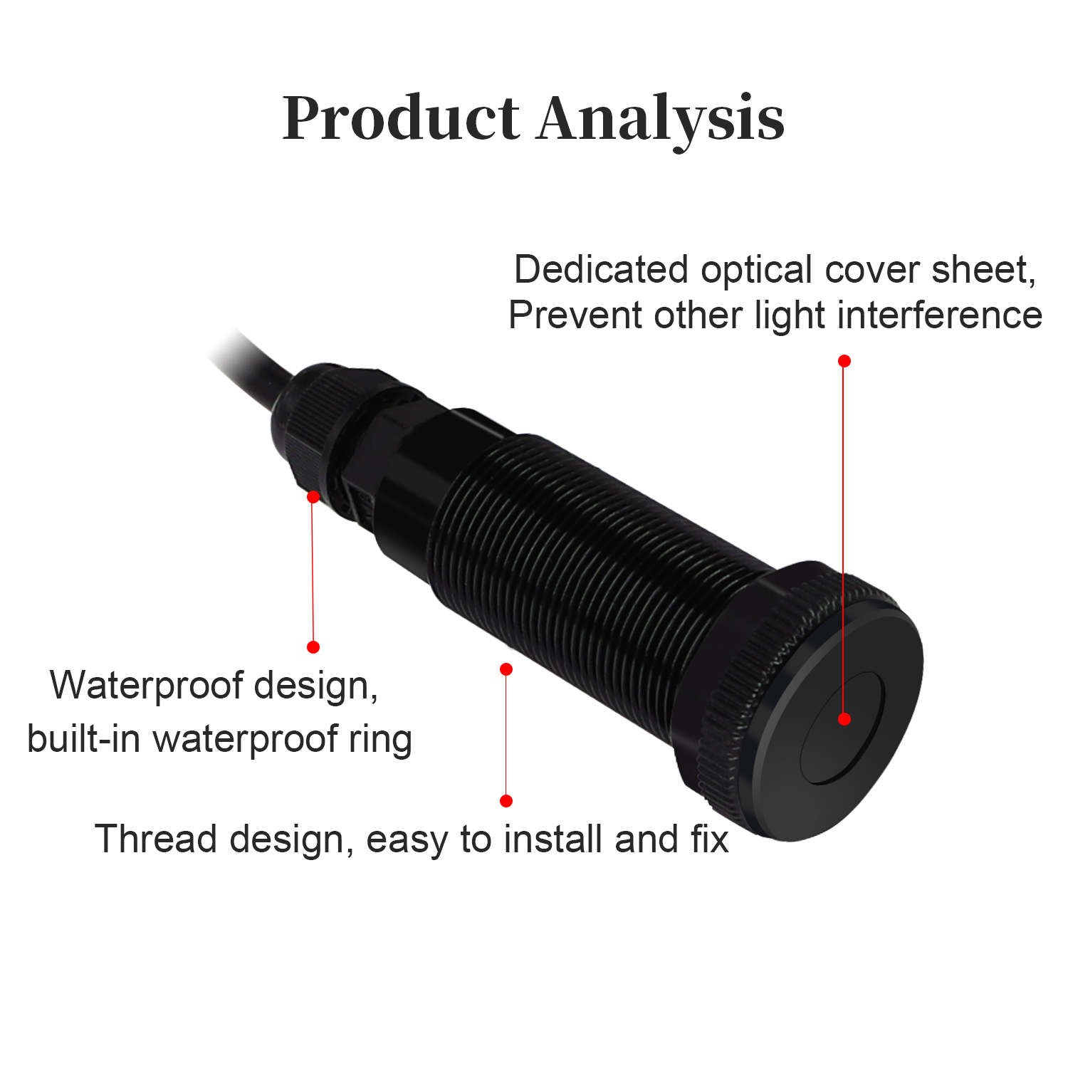 وحدة استشعار المسافة بالليزر W - مراجعة Industrial Laser Distance Sensor وسعره